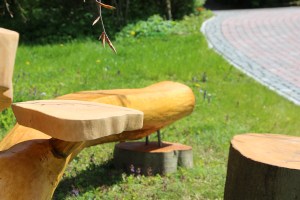 holzbank-natur-baumstamm-kunst